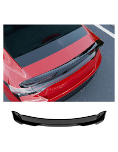 Alerón Trasero Xipoo Compatible con Elantra 2021-2025 Negro Brillante