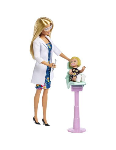 Juego de Dentista Barbie con Muñeca y Accesorios - Mattel