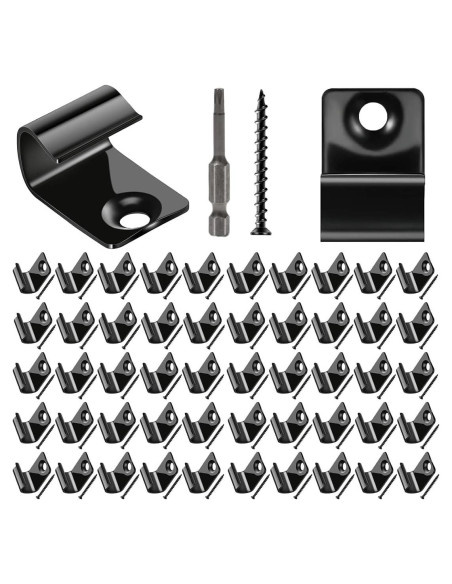 Clips de Inicio para Decking RUIVEO, 50 Pcs Acero Inoxidable
