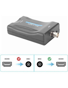 Adaptador BNC a HDMI Femenino 1080P Tinje para CCTV 2