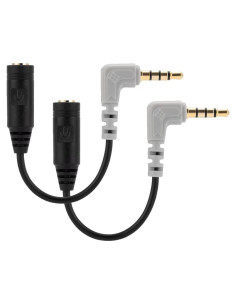 Cable de Micrófono SC4 Uncle Light 2 Pack TRS a TRRS 3.5mm