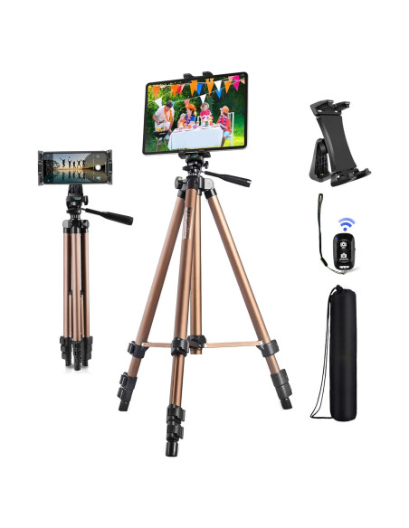 Soporte de Trípode Peastrex para iPad y iPhone 54" Ajustable