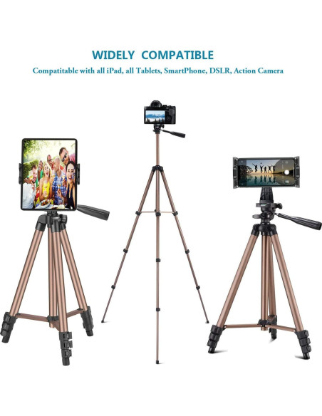 Soporte de Trípode Peastrex para iPad y iPhone 54" Ajustable