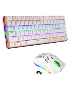 Teclado Mecánico Inalámbrico LexonElec AK33 82 Teclas RGB