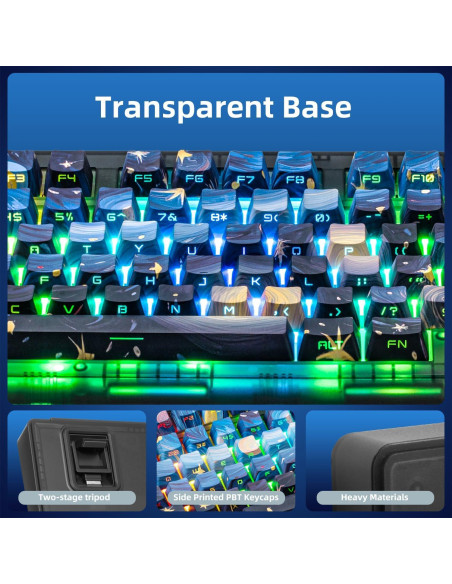 Teclado Mecánico Inalámbrico ZORNHER ZH980 95% RGB PBT