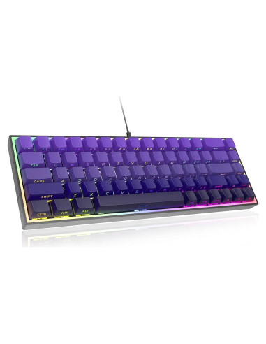 Teclado Mecánico ZIPFORCE GK-001 68 Teclas Retroiluminado