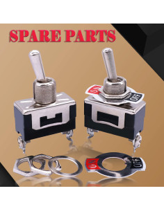 Interruptor de Palanca Twidec ON/OFF 2 Pines 16A 250V con Tapa Impermeable 2