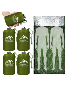 Oudain Bolsa de Dormir de Emergencia 240x125 cm 6 Pcs