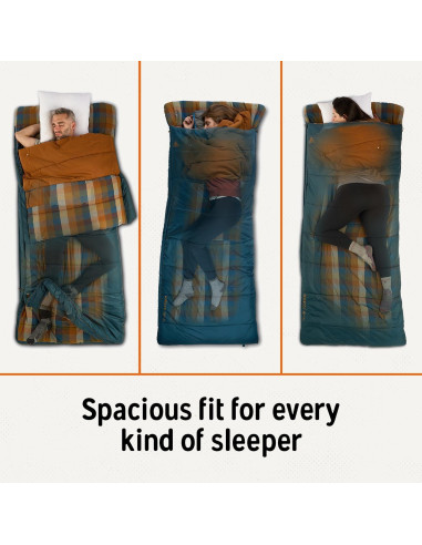 Saco de dormir Kelty Wayback 213x91 cm con manta incorporada