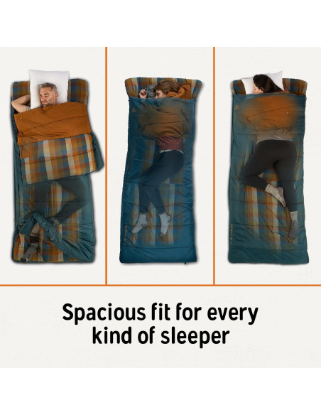 Saco de dormir Kelty Wayback 213x91 cm con manta incorporada