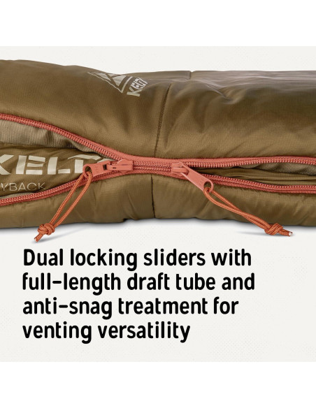Saco de dormir Kelty Wayback 213x91 cm con manta incorporada