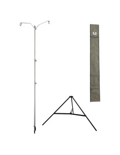 Soporte de Linterna Camping Moon D-243 Ajustable Acero Inoxidable