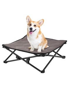 Cama Elevada para Perros Pequeños KingCamp S 56.9x56.9cm