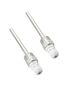 Termopares de Acero Inoxidable ZYAMY 2PCS 100mm NPT