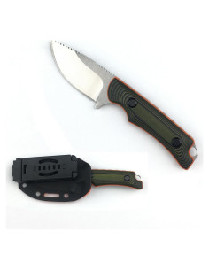 Cuchillo de Caza HUAAO 16.1 cm Hoja Fija con Funda Kydex