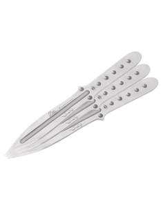 Cuchillos de Lanzamiento BOKER Magnum Ziel II - 33.9 cm, Acero Inoxidable 420, Juego de 3 con Funda