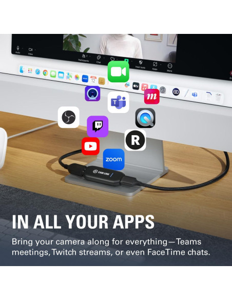 Elgato Cam Link 4K - Captura Externa HDMI a USB 3.0