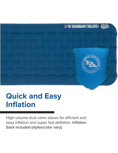 Colchón Inflable Aislado Big Agnes Boundary Deluxe Regular 51x183 cm