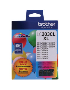 Cartucho de Tinta Color Brother LC2033PKS - Paquete de 3 2