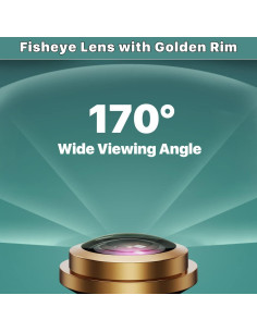 Cámara de Respaldo GreenYi AHD 720P con Bisel Dorado 170 2