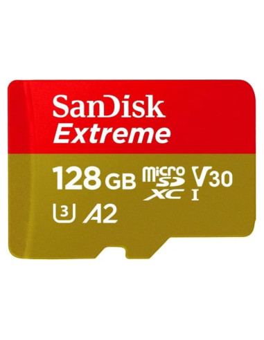 Tarjeta microSD SanDisk Extreme 128GB UHS-I 190MB/s 4K