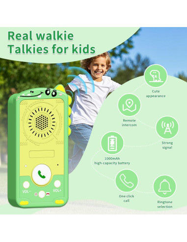 Walkie Talkies Niños Miduo VT01, Comunicación Bidireccional 2 Unidades