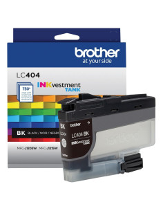 Cartucho de Tinta Brother LC404BK Negro INKvestment Tank 750 Páginas
