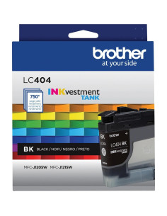 Cartucho de Tinta Brother LC404BK Negro INKvestment Tank 750 Páginas 2