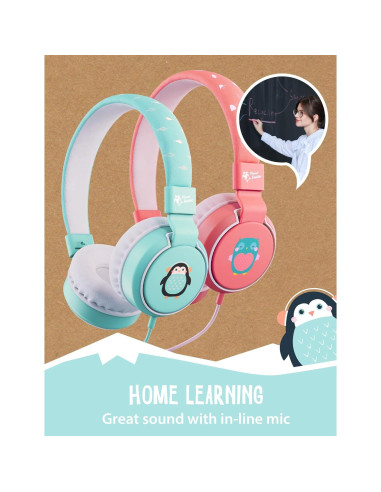 Auriculares Planet Buddies para Niños Plegables con Micrófono