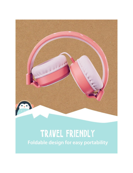 Auriculares Planet Buddies para Niños Plegables con Micrófono Auriculares Planet Buddies para Niños Plegables con Micrófono