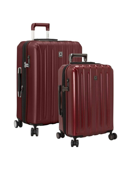 Conjunto de Equipaje Delsey Titanium 2 Piezas Cereza Negra