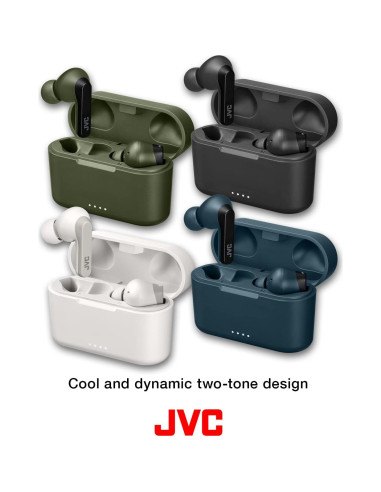 Auriculares Inalámbricos JVC RIPTIDZ Bluetooth 5.1 IPX5 Negro