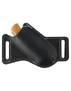 Funda de Cuchillo de Cuero Biobasedon para 12.7 cm Negra