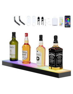 Estante de Exhibición de Botellas de Licor Dethan 60 cm LED