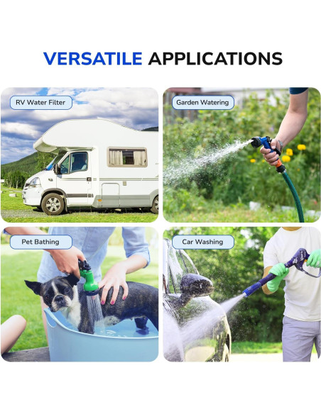 Filtro de Agua Fil-Fresh FF-RV con Protector de Manguera 0.53 kg