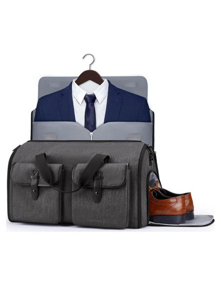 Bolsa de Ropa Duffle BAGSMART 2 en 1 Negra 45L