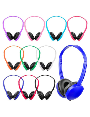 Auriculares con Cable MENGLALA 12 Pzs Niños Multicolor