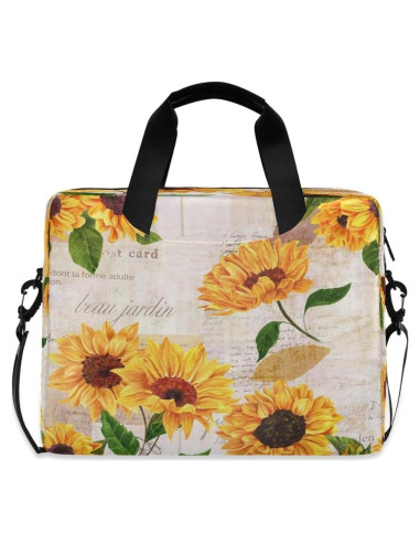 Funda para Laptop Yulife Girasol 40x7.5x30 cm 16" Unisex