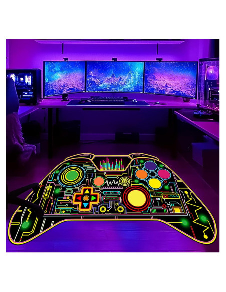 Alfombra de Área Gamer FJKJHKGJ 0.91x1.52m Multi 420
