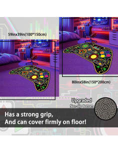 Alfombra de Área Gamer FJKJHKGJ 0.91x1.52m Multi 420 2