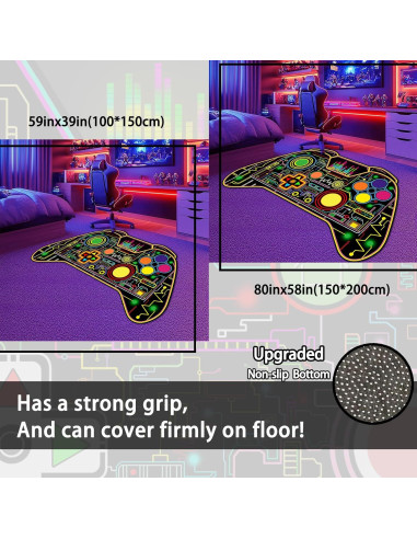 Alfombra de Área Gamer FJKJHKGJ 0.91x1.52m Multi 420