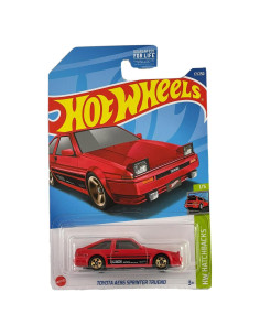 DieCast Hot Wheels Toyota AE86 Sprinter Trueno 1:64 Rojo