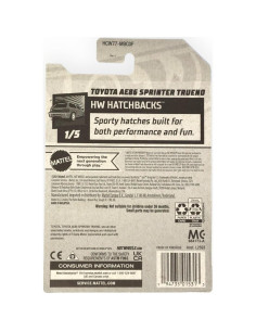 DieCast Hot Wheels Toyota AE86 Sprinter Trueno 1:64 Rojo 2