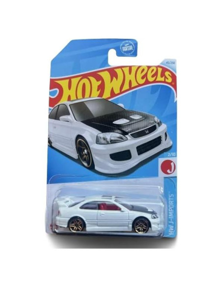 Hot Wheels Honda Civic Si Blanco 1:64 J-Imports 2/10