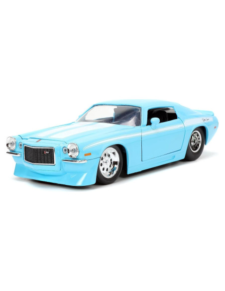 Coche Die-Cast 1:24 Jada Toys 1971 Chevy Camaro Azul Coche Die-Cast 1:24 Jada Toys 1971 Chevy Camaro Azul