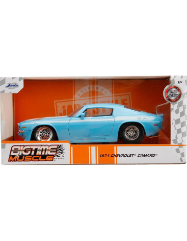 Coche Die-Cast 1:24 Jada Toys 1971 Chevy Camaro Azul