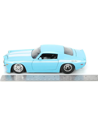 Coche Die-Cast 1:24 Jada Toys 1971 Chevy Camaro Azul