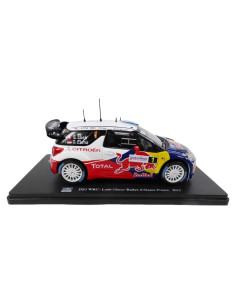 Coche en miniatura OPO 10 DS3 WRC 1:24 metal Rallye 2012