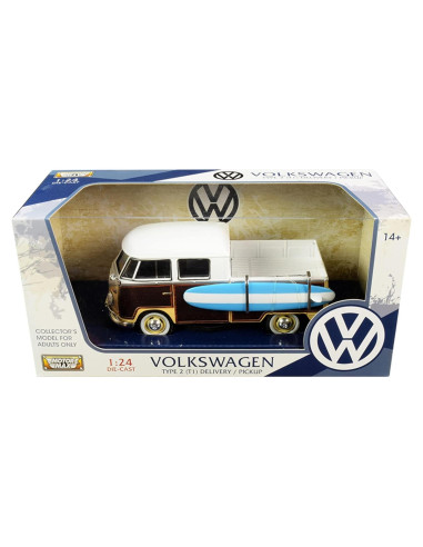 Camioneta Volkswagen Tipo 2 T1 Diecast 1:24 Motormax