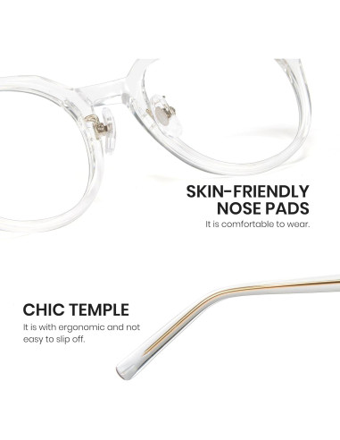 Gafas de bloqueo de luz azul Cyxus unisex para computadora